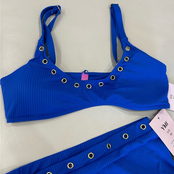 YMI • Blue 2 Piece Bathing Suit • size M • - Picture 11 of 11
